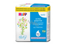 HiPP Babysanft Ultra Sensitive cleaning wet wipes without perfume 4 x 52 pieces