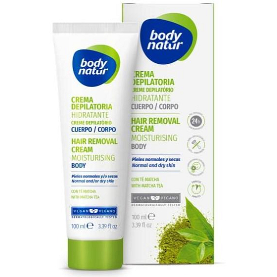 Body Natur Matcha Tea Depilatory Body Cream 100 ml