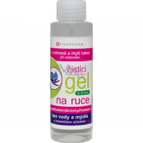 Vivapharm Antibacterial hand cleansing gel with Aloe Vera with immediate disinfecting effect 100 ml