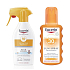 Eucerin Sun Sensitive Protect SPF 50 sun spray 200 ml + SPF30 transparent spray for children 200 ml