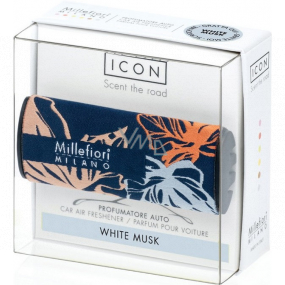 Millefiori Milano Icon White Musk - White musk car scent Textile Floral smells up to 2 months 47 g