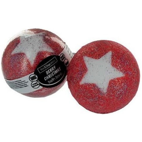 The Soap Story Berry Christmas bath fizz bomb 120 g
