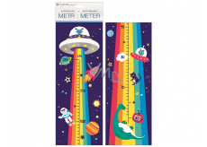 Wall stickers children's meter Rainbow universe, up to 120 cm