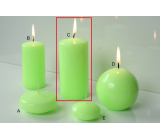 Lima Reflex phosphor green candle cylinder 60 x 120 mm 1 piece