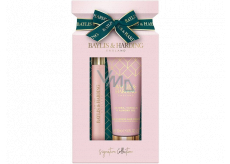 Baylis & Harding Jojoba, Vanilla & Almond oil hand cream 50 ml + perfume with roll-on applicator 12 ml, gift set