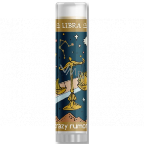 Crazy Rumors Zodiac Scales lip balm with vanilla cream flavor with fruit and lavender 4.4 ml