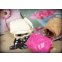Albi Raffia natural paper ribbon Blue 10 m