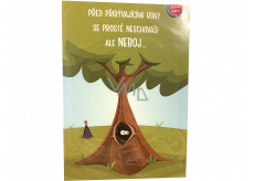 Albi Hrací přání do obálky K narozeninám Schovaná veverka Čas Verona 14,8 x 21 cm