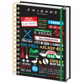 Epee Merch Friends Notebook A5 lined 21,1 x 15,2 cm 80 sheets
