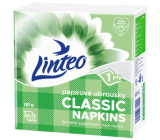 Linteo Classic white paper napkins 1-ply 33 x 33 cm 100 pieces