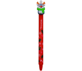 Colorino Rubber pen Christmas reindeer red blue refill 0,5 mm