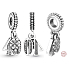 Charm Sterling silver 925 40 years of love, 2in1 anniversary bracelet pendant
