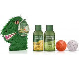 Baylis & Harding Dinosaurus bath foam 100 ml + hair shampoo 30 ml + fizzy bath bomb 2 x 20 g, cosmetic set for children