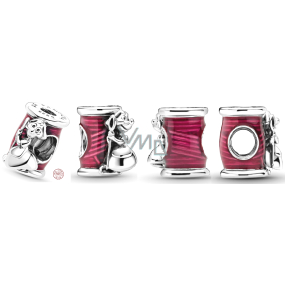 Charm Sterling silver 925 Disney Cinderella - Suzy the mouse with needle and thread, bead for bracelet film