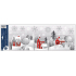 Window film houses with glitter 21 x 59,5 cm