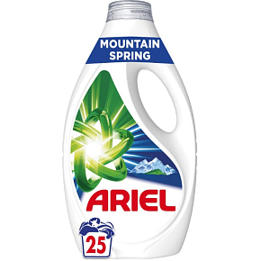 Ariel Mountain Spring liquid laundry gel for clean and fragrant laundry without stains 25 doses 1.125 l
