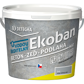 Detecha Ekoban wood and concrete paint, gray, 5 kg
