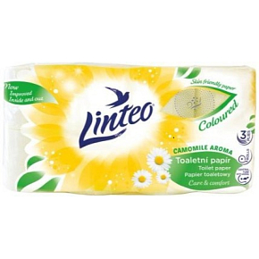 Linteo chamomile toilet paper, 3-ply, 20 meters, 16 rolls Linteo chamomile toilet paper, 3-ply, 20 meters, 16 rolls