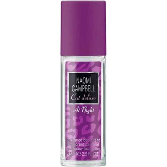 Naomi Campbell Cat Deluxe At Night perfumed deodorant glass for women 75 ml