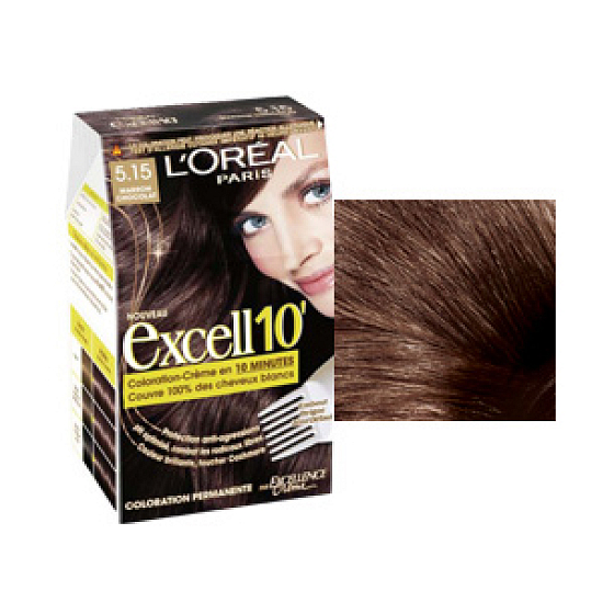 Loreal Excell 10 Hair Color 5.15 Ice Maroon