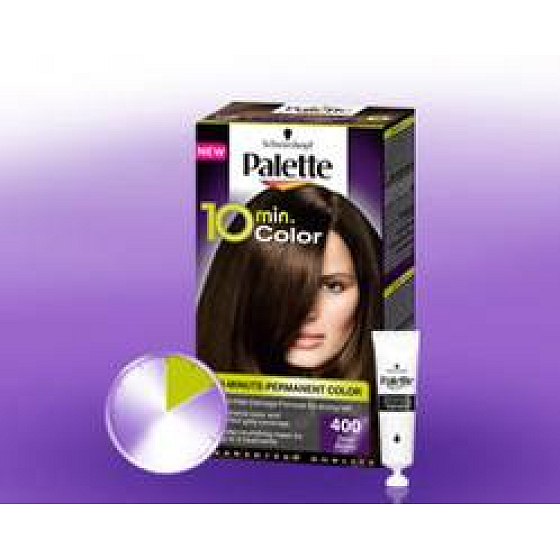 Schwarzkopf Palette 10 minutes Color hair color 400 Dark brown