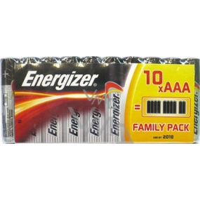 Energizer AAA LR03 1.5V family pack 10 batteries