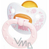 Nuk Rose & Blue Orthodontic Latex Comforter 0-6 months pink 1 piece