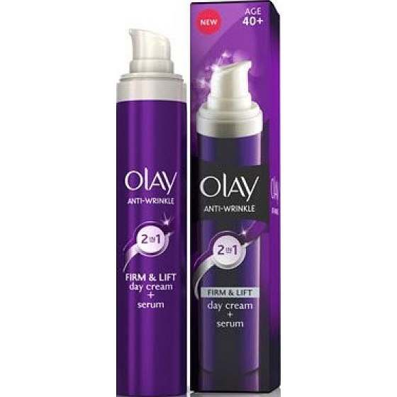 Olay Anti-Wrinkle Firm & Lift Day Cream & Serum For Normal To Dry Skin 50 ml