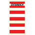 Sheet of Tattoo Stickers for Face and Body Austria Flag 3 Designs