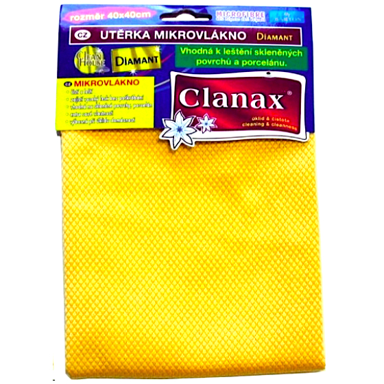 Clanax Diamond microfiber cloth 40 x 40 cm 1 piece