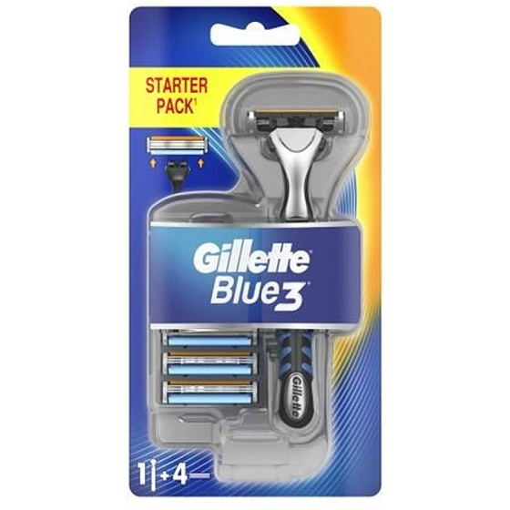 Gillette Blue 3 razor + spare head for men 3 pieces