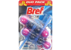 Bref Blue Aktiv Fresh Flowers WC block for hygienic cleanliness and freshness of your toilet, color water to blue shade 2 x 50 g