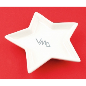 Ceramic star to decorate 14 cm