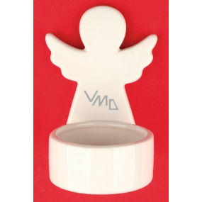 Candlestick ceramic angel 9 cm