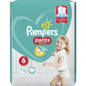 Pampers Pants 6 Giant 15+ kg diapers 19 pieces