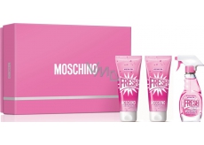Moschino Fresh Couture Pink toaletní voda pro ženy 50 ml + sprchový gel 50 ml + tělové mléko 50 ml, dárková sada
