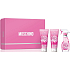 Moschino Fresh Couture Pink Eau de Toilette for Women 50 ml + shower gel 50 ml + body lotion 50 ml, gift set