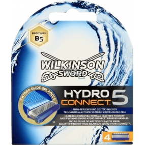 Wilkinson Hydro Connect 5 spare heads 4 pieces