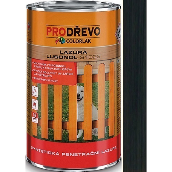 Colorlak Lazura Lusonol S1023 synthetic penetration glaze Eben 0.9 l