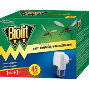 Biolit Against Mosquitoes Electric Evaporator with Liquid Refill 45 Nights Device + Refill 27 ml
