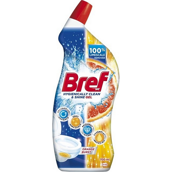 Bref Hygienically Clean & Shine Orange Burst gel cleanser 700 ml