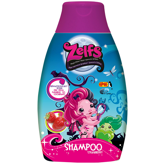 Zelfs Strawberry - Strawberry shampoo for hair and body for children 300 ml