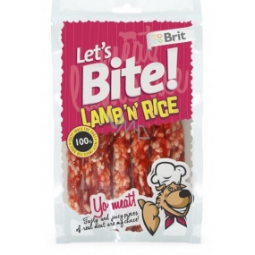 Brit Lets Bite Lamb with rice sticks supplementary dog food 150 g