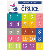 Ditipo Digits fun learning memory game getting to know the numbers from 1-20 and tens 10-90, 297 x 222 mm