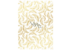 Ditipo packing papers 2pcs 70x100cm - white golden feather