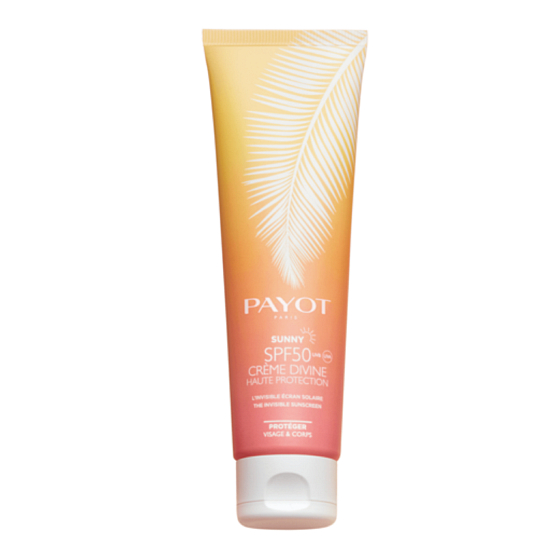 Payot Sunny Creme Divine SPF 50 Invisible Sunscreen - High Protection for Face and Body 150 ml