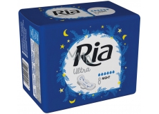Ria Ultra Night night sanitary pads with wings 8 pieces
