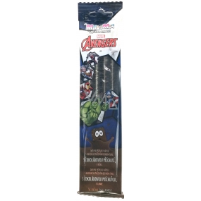 Marvel Avengers MilkiMix milk straw mixture for preparing a drink with chocolate flavor 5 straws of 30 g