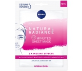 Nivea Urban Skin Natural Radiance 10-minute brightening textile mask for tired and dull skin 1 piece