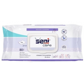 Seni Care Vitamin E and Allanton wet wipes for adults and children 20 x 32 cm 80 pieces